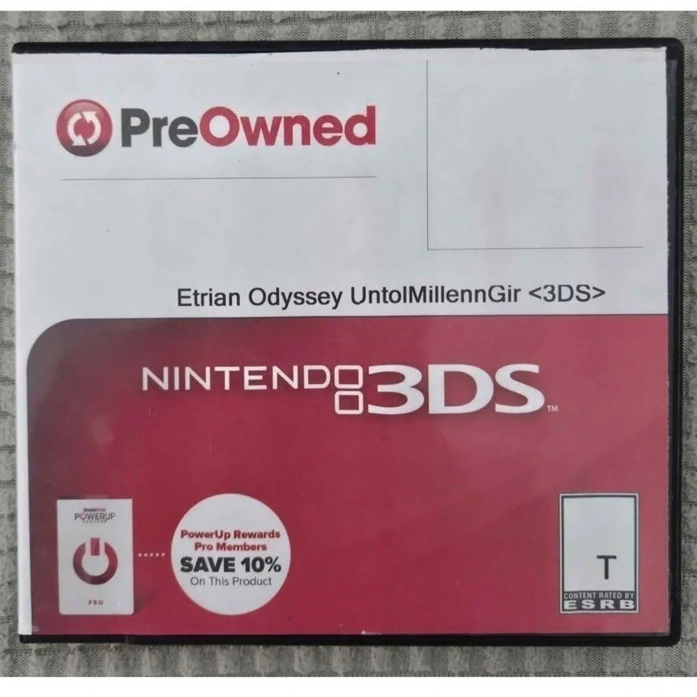 Etrian Odyssey Untold: The Millennium Girl‎ (Nintendo 3DS, 2013) Cart Only